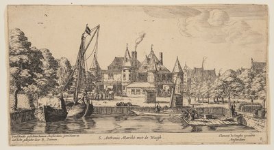 S. Anthonis Marckt met de Waegh, Amsterdam Manzaraları