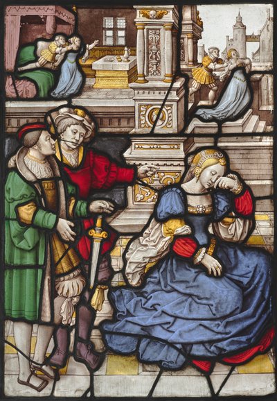 Lucretia'nın Öyküsü by circle of Master of the "Kanis Triptych"
