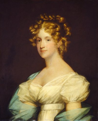 Charlotte Morton Dexter (Bayan Andrew Dexter) by completed by an unknown artist Gilbert Stuart