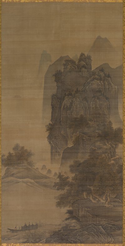 Manzara by follower of Sesshū Tōyō