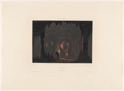 Hato Curacao Mağaraları. Hato Mağarası (nesne üzerindeki başlık) by jonkheer Jacob Eduard van Heemskerck