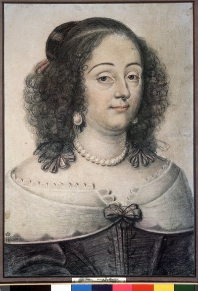 ""Bir Kadının Portresi"" Bu muhtemelen İngiltere Kraliçesi Henriette Marie
