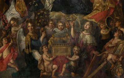 Bölge kilisesi (Sint-Walburgakerk). Tablo. Nicolas De Liemaeckere. by or Liemaecker Nicolaas de Liemakere