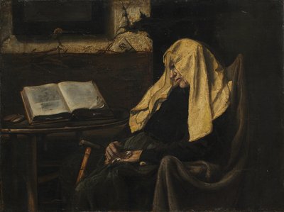 Yaşlı Kadın Uykuda by possibly France, mid 19th Century