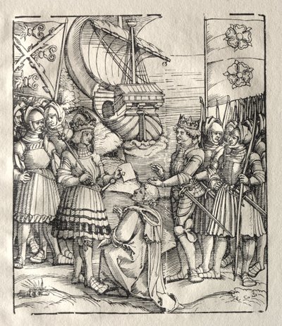 Maximilian Henry VII ile Barışıyor by possibly by Peter Flötner