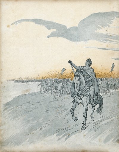 Galya Savaşı: Gaius Julius Caesar (daha sonra Jules cesar) (MÖ 100-44) ve ordusu Galya