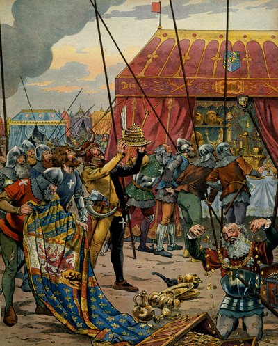 Orta Çağ'da Fransa Tarihi (Orta Çağ): İsviçre, Louis'in müttefikleri olan konfederasyonların zaferini gören Torun Savaşı'nın felaketinden sonra Burgonya Dükü Temeraire Charles'ın (1433-1477) servetini ele geçirdi Cha üzerinde Fransa'nın by pseudonym for Onfray de Breville Jacques Job