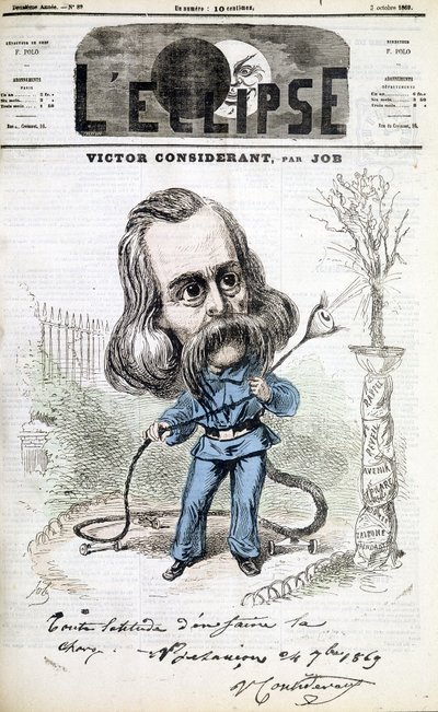 Job tarafından Victor Recital (1808 - 1893) üzerine mizahi çizim. 3/10/1869 tarihli “” L