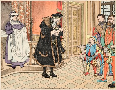 Jacques Marie Gaston Onfray de Breville dit JOB (1858-1931) tarafından resimlenen “Le bon roy Henri” kitabından illüstrasyon: IV. Henri
