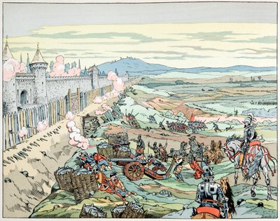 Jacques Marie Gaston Onfray de Breville dit JOB (1858-1931) tarafından resmedilen “Le bon roy Henri” kitabından illüstrasyon: IV. Henri, 1590