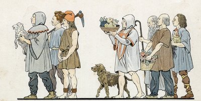 “Fransa, hikayesi G. Montorgueil tarafından, imagee by Job” 1896. Özel koleksiyon. by pseudonym for Onfray de Breville Jacques Job