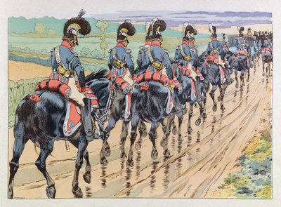 Jacques Marie Gaston Onfray de Breville JOB (1858 - 1931); “” Les epees de France” kitabından örnek: Napolyon
