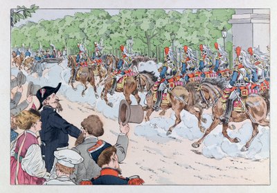 Jacques Marie Gaston Onfray de Breville, JOB (1858 - 1931); “Les epees de France” kitabından örnek: İmparator Napolyon 3