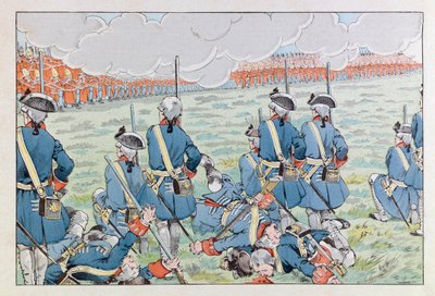Jacques Marie Gaston Onfray de Breville, JOB (1858 - 1931); “Les epees de France” kitabından örnek: 11 Mayıs 1745