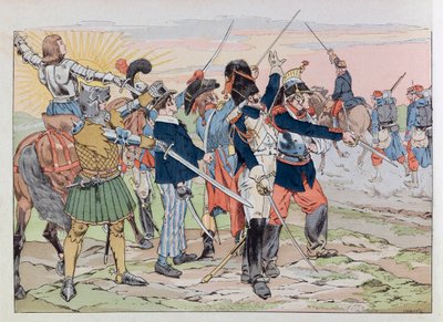 Jacques Marie Gaston Onfray de Breville JOB (1858 - 1931); “Les epees de France” kitabından bir örnek: Fransa