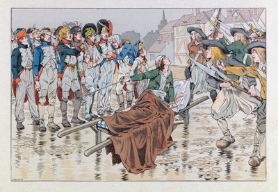 Jacques Marie Gaston Onfray de Breville, JOB (1858 - 1931); “Les epees de France” kitabından bir çizim: Marquis de Bonchamps, 1793