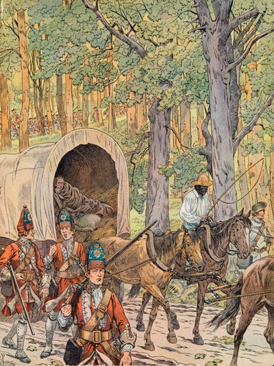 Jacques Marie Gaston Onfroy de Breville dit JOB (1858-1931) - General Edward Braddock