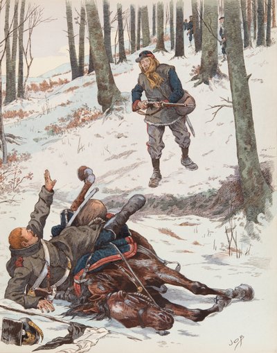 Jacques Marie Gaston Onfroy de Breville dit JOB (1858-1931) - Le Moblot (1870 Savaşı sırasında Ulusal Muhafız Gezici Askeri), Özel Koleksiyon by pseudonym for Onfray de Breville Jacques Job