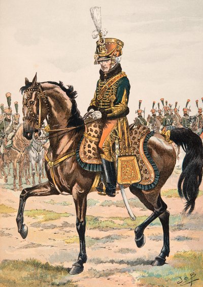 Jacques Marie Gaston Onfroy de Breville dit JOB (1858-1931) - Her zaman Fransız birliklerinin kıyafeti: General, 1813