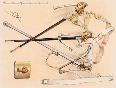 Jacques Marie Gaston Onfroy de Breville dit JOB (1858-1931) - Her zaman Fransız birliklerinin kıyafeti: Süvari Sabre, Özel Koleksiyon by pseudonym for Onfray de Breville Jacques Job