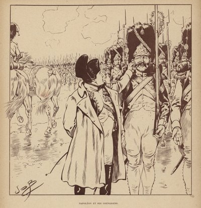 Napolyon ve Grenadiers (lito) by pseudonym for Onfray de Breville Jacques Job