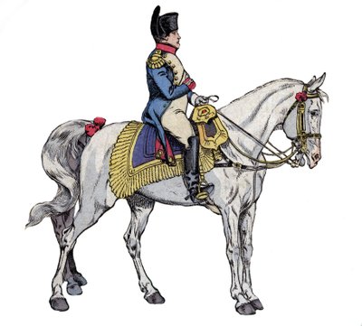 At sırtında Napolyon - “” Le Grand Napoleon des Petites Enfants”” 1893
