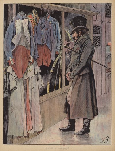 Eski kıyafetler! Eski çizgiler! (renkli taş) by pseudonym for Onfray de Breville Jacques Job