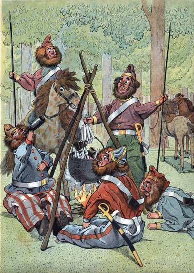 Oyuncaklarda Fransa tarihinin sahnesi: Napolyon Savaşı (1812) sırasında Rusya