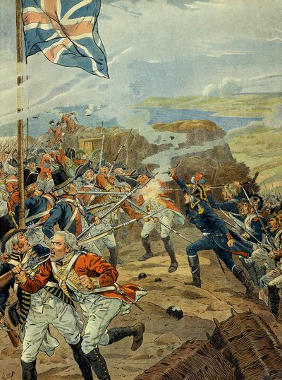Ren Armee ve Fransız Devrimi 1789: Napolyon I Bonaparte (1769-1821), 1793'te Toulon'da İngilizleri suçladı. Güney Fransa'nın sınırları, Devrim'e karşı birleşen güçler tarafından işgal edildi. İngilizler özellikle Toulon'u işgal etti. by pseudonym for Onfray de Breville Jacques Job