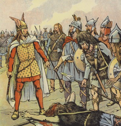 Soissons Vazosu (renkli taş) by pseudonym for Onfray de Breville Jacques Job