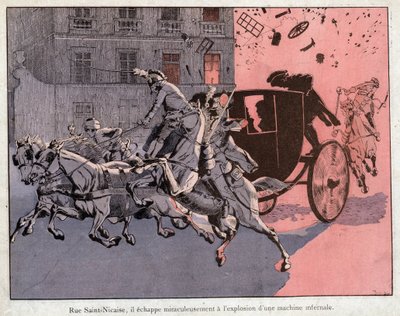 Saint Nicaise sokağına saldırı by pseudonym for Onfray de Breville Job
