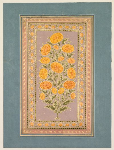 çiçekli kadife çiçeği by style of Hunhar II