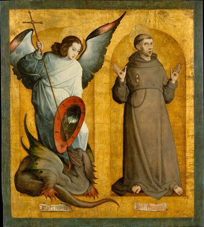 Aziz Michael ve Francis, ca. 1505-9. by the Elder Juan de Flandes