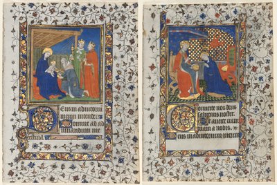 Saatler Kitabından Bifolio: Magi