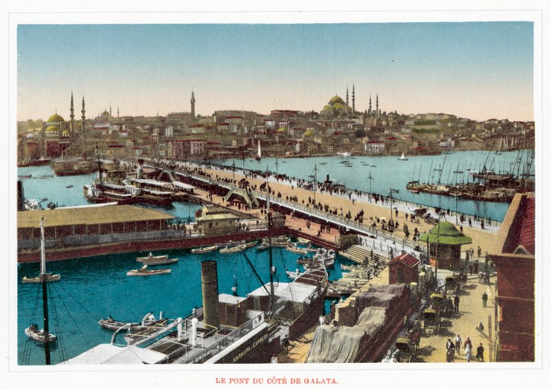 Galata Sahil Köprüsü (renkli fotoğraf) by European Photographer