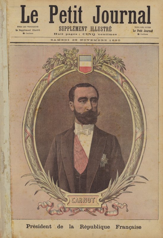 Fransa Cumhurbaşkanı Marie François Sadi Carnot by French School