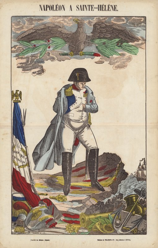 Napolyon A Sainte Helene by French School