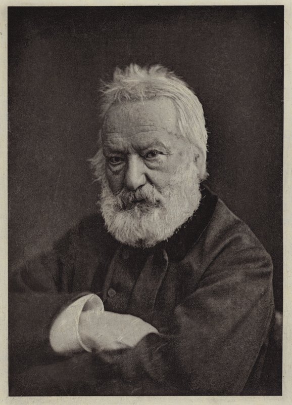 Victor Hugo (s/b fotoğraf) by Nadar