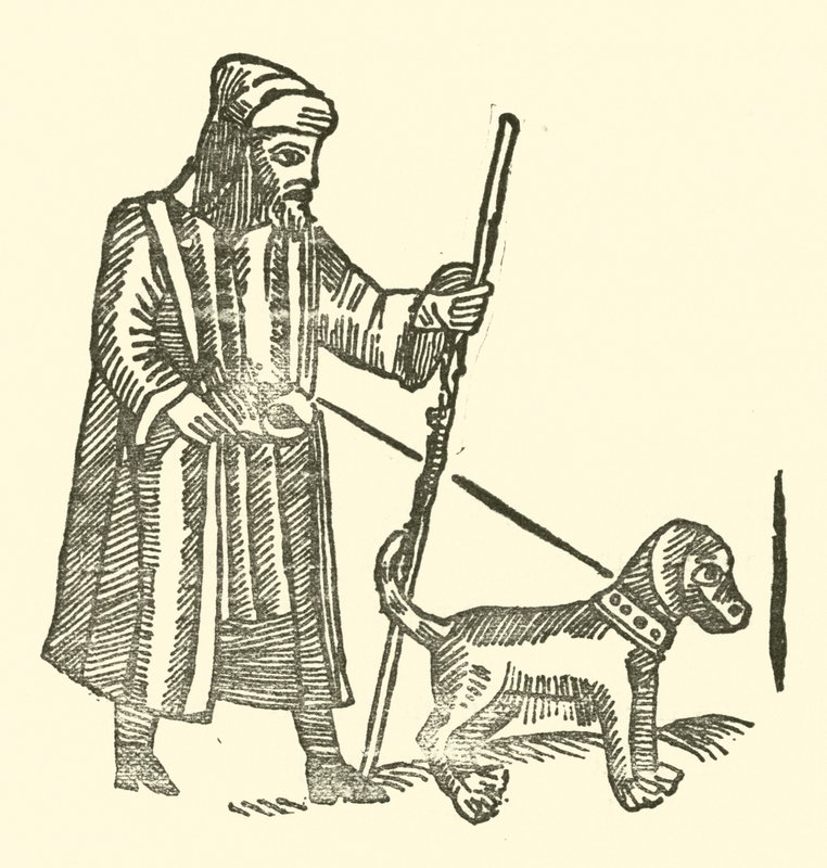 Roxburghe Baladları için İllüstrasyon (tahta baskı) by (after) English School