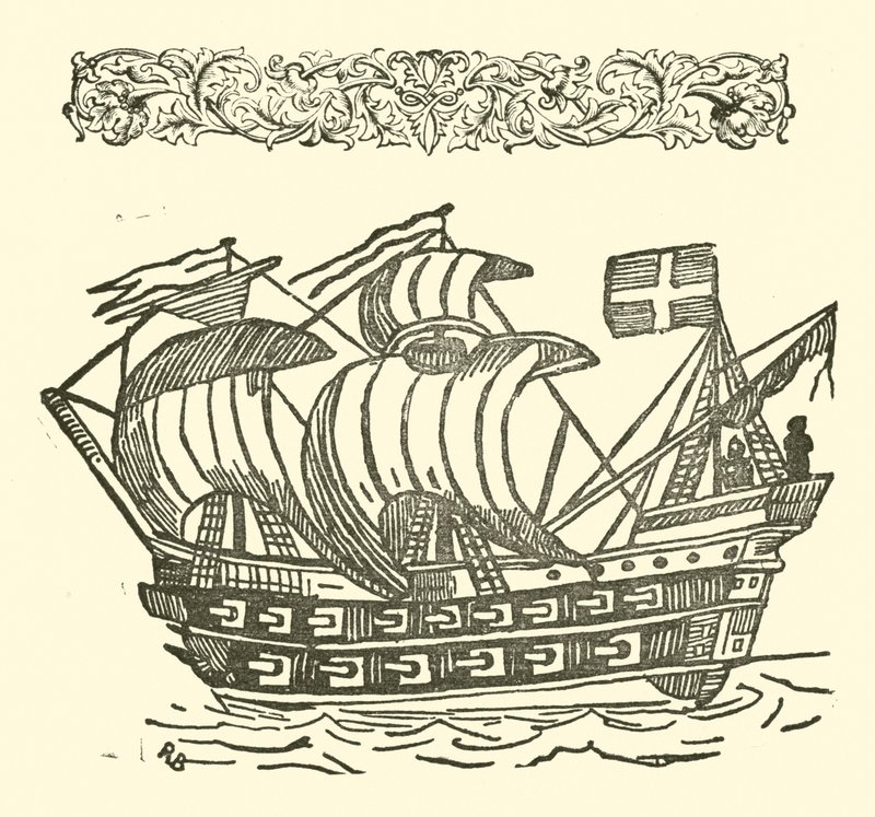 Roxburghe Baladları için İllüstrasyon (tahta baskı) by (after) English School