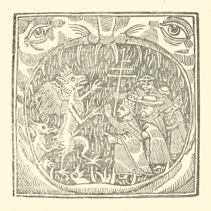 Roxburghe Baladları için İllüstrasyon (tahta baskı) by (after) English School
