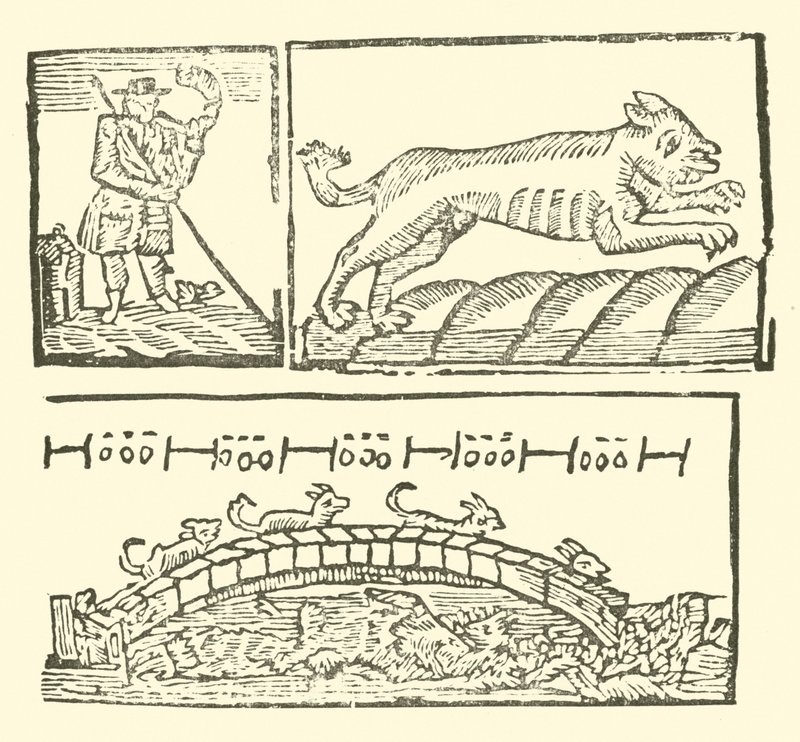 Roxburghe Baladları için İllüstrasyon (tahta baskı) by (after) English School