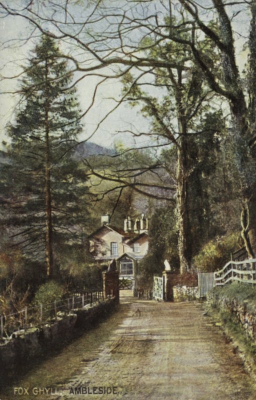 Fox Ghyll, Ambleside, Göller Bölgesi (renkli fotoğraf) by (after) English photographer
