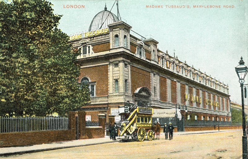 Madame Tussaud's, Marylebone Road, Londra (renkli fotoğraf) by (after) English photographer
