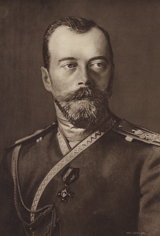 Rusya Çarı II. Nicholas (s/b fotoğraf) by (after) English photographer