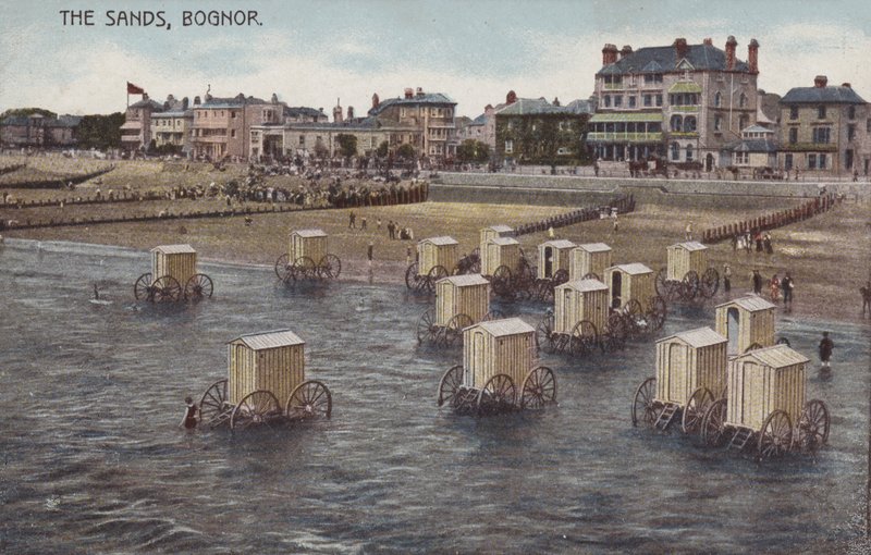 Kumlar, Bognor (renkli fotoğraf) by (after) English photographer