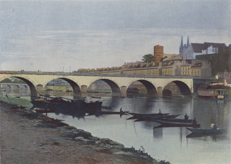 Angers, La Maine (renkli fotoğraf) by (after) French Photographer