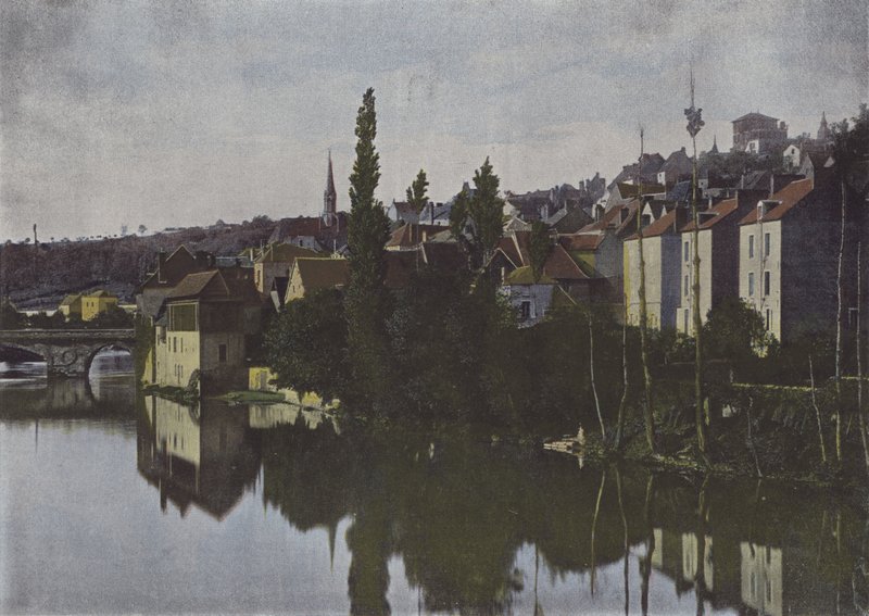 Argenton-sur-Creuse (renkli fotoğraf) by (after) French Photographer