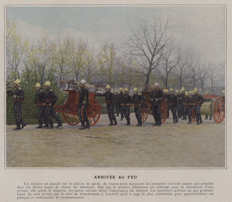 Trafik ışığına varış (renkli fotoğraf) by (after) French Photographer