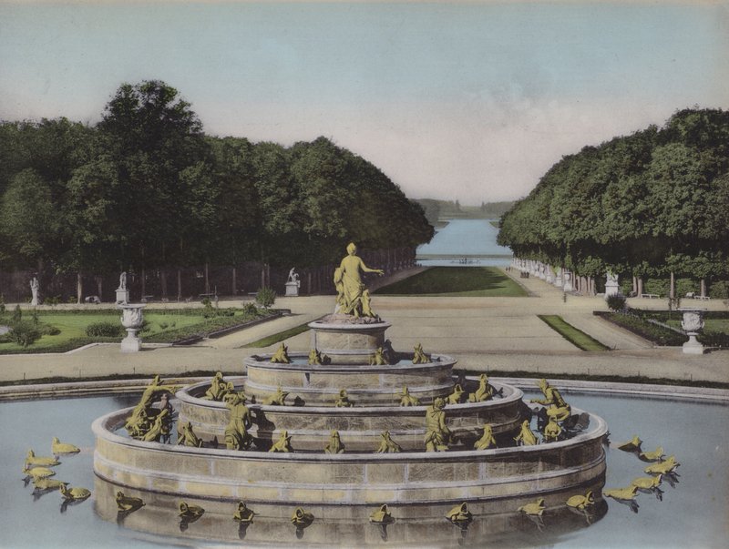 Bassin de Latone, Latona Havzası (renkli fotoğraf) by (after) French Photographer
